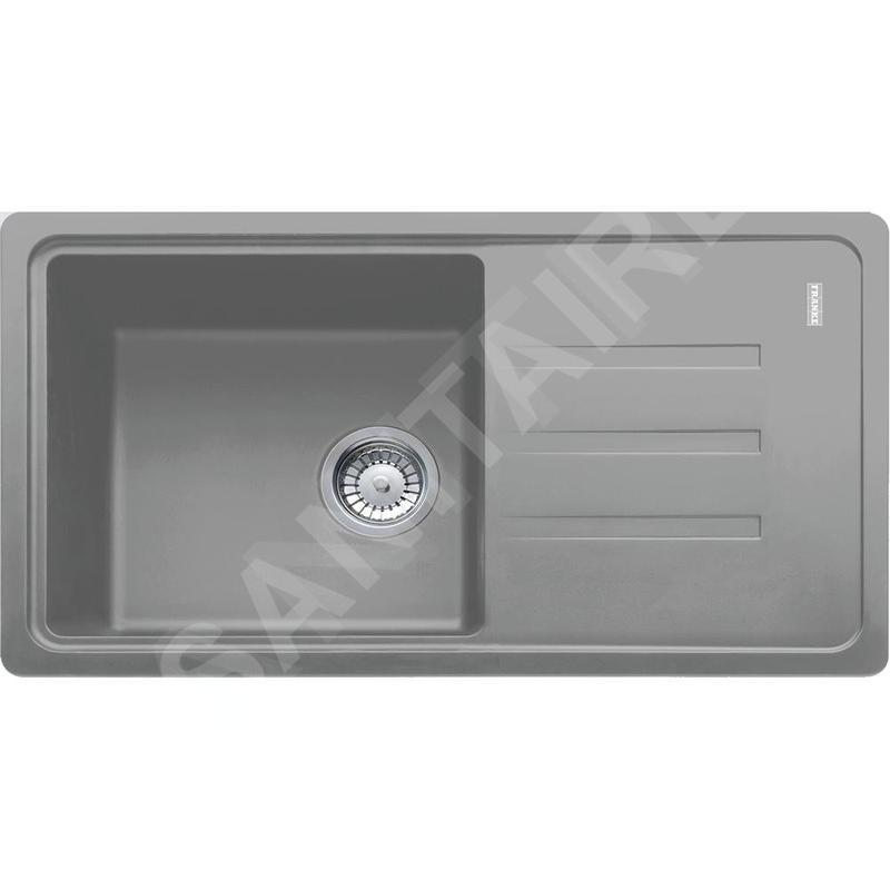 Franke Malta - Évier en fragranit BSG 611-78/39, 780 x 435 mm, pierre grise 114.0395.154 Franke Malta - Évier en fragranit BSG 611-78/39, 780 x 435 mm, pierre grise 114.0395.154