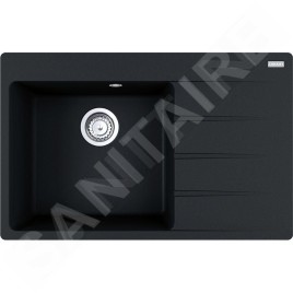 Franke Centro - Évier en Fragranite CNG 611-78 TL/2, 78x50 cm, onyx 114.0637.517