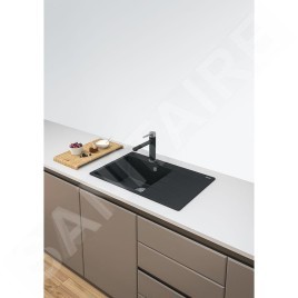Franke Centro - Évier en Fragranite CNG 611-78 TL/2, 78x50 cm, onyx 114.0637.517