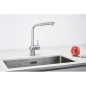 Franke Atlas Neo - Mitigeur d'évier électronique FC 5523.501 avec douchette extractible, inox 115.0625.523