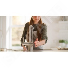 Franke Atlas Neo - Mitigeur d'évier électronique FC 5523.501 avec douchette extractible, inox 115.0625.523