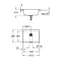 Grohe Éviers - Évier composite K700 avec garniture de vidage, 610x460 mm, noir granite 31655AP0