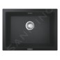 Grohe Éviers - Évier composite K700 avec garniture de vidage, 610x460 mm, noir granite 31655AP0