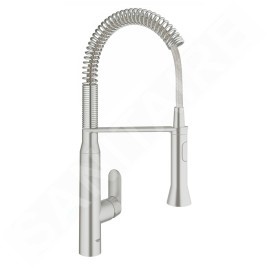 Grohe K7 - Mitigeur d’évier avec bras flexible, supersteel 31379DC0