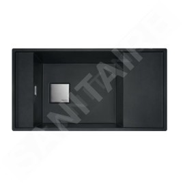 Franke Fresno - Évier en Fragranit FSG 611-88, 88x50 cm, onyx 114.0616.906