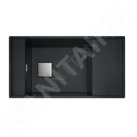 Franke Fresno - Évier en Fragranit FSG 611-88, 88x50 cm, onyx 114.0616.906