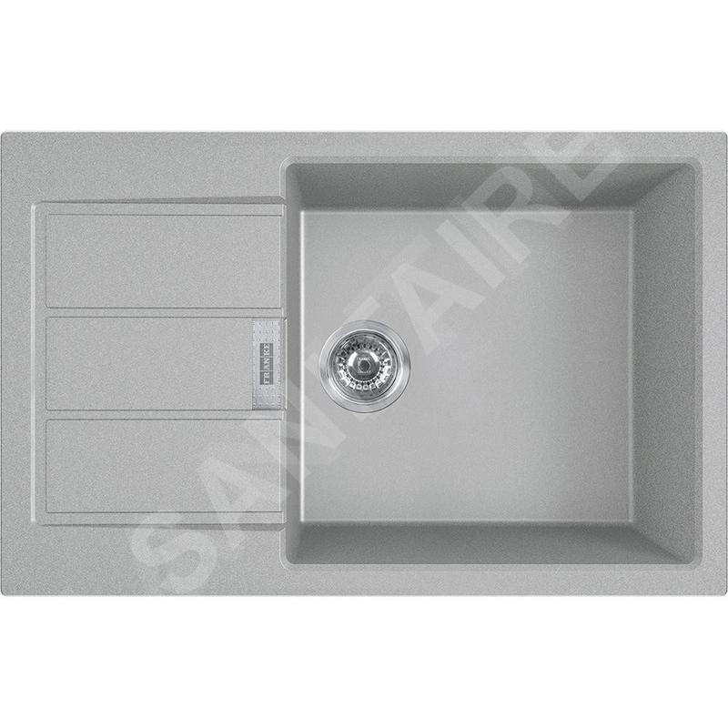 Franke Sirius 2.0 - Évier en Tectonique S2D 611-78 XL, 780x500 mm, gris 143.0617.617 Franke Sirius 2.0 - Évier en Tectonique S2D 611-78 XL, 780x500 mm, gris 143.0617.617