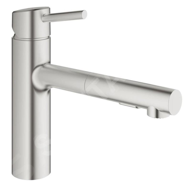 Grohe Concetto - Mitigeur d’évier, supersteel 30273DC1