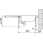 Franke Eurostar - Évier ETN 614 N ETHOS, 780x435 mm, inox 101.0684.385 Franke Eurostar - Évier ETN 614 N ETHOS, 780x435 mm, inox 101.0684.385