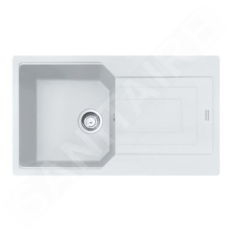 Franke Urban - Évier en fragranit UBG 611-86, 860x500 mm, blanc arctique 114.0700.109