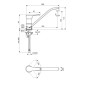 Ideal Standard Alpha - Mitigeur d'évier, chrome BC490AA