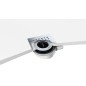 Polysan Flexia - Siphon de receveur Geberit, diamètre 90 mm, DN40, cache bonde en inox 17731