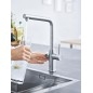 Grohe Blue Home - Mitigeur d’évier avec unité réfrigérante et filtration, supersteel 31454DC1 Grohe Blue Home - Mitigeur d’évier avec unité réfrigérante et filtration, supersteel 31454DC1