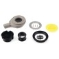 Polysan Flexia - Siphon de receveur Geberit, diamètre 90 mm, DN40, cache bonde en inox 17731