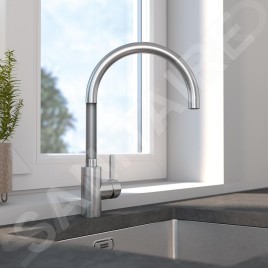 Franke Eos Neo - Mitigeur d'évier FC 0044.501, inox 115.0590.044