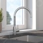 Franke Eos Neo - Mitigeur d'évier FC 0044.501, inox 115.0590.044