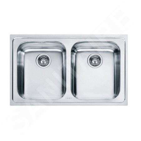 Franke Logica - Évier en inox LLX 620, 790x500 mm 101.0199.870