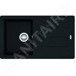 Franke Basis - Évier en fragranit BFG 611-86, 86x50 cm, noir mat 114.0661.512