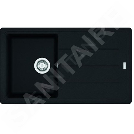 Franke Basis - Évier en fragranit BFG 611-86, 86x50 cm, noir mat 114.0661.512