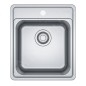 Franke Bell - Évier BCX 610-42, 48x42 cm, inox 101.0698.241 Franke Bell - Évier BCX 610-42, 48x42 cm, inox 101.0698.241
