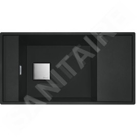 Franke Fresno - Évier en Fragranite FSG 211/111, 860x458 mm, noir mat 135.0652.557