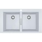 Franke Sirius 2.0 - Évier en tectonite S2D 620-86, 860x500 mm, blanc 143.0637.160 Franke Sirius 2.0 - Évier en tectonite S2D 620-86, 860x500 mm, blanc 143.0637.160