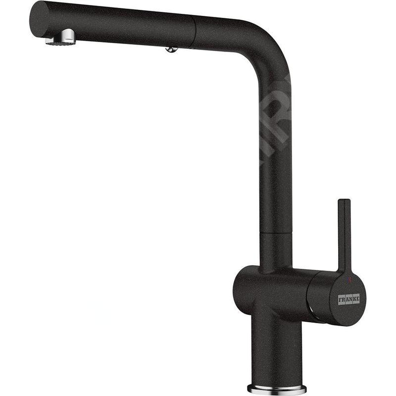 Franke Active New - Mitigeur d'évier FN 6110.071, avec douchette extractible, onyx 115.0653.384 Franke Active New - Mitigeur d'évier FN 6110.071, avec douchette extractible, onyx 115.0653.384
