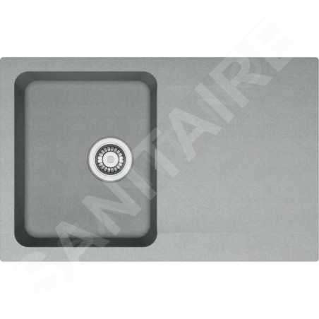 Franke Orion - Évier en tectonite  OID 611-78, 780 x 500 mm, gris 114.0395.184