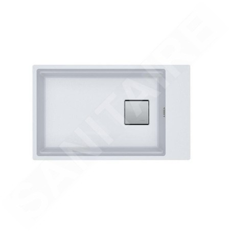 Franke Kubus 2 - Évier en fragranit KNG 110-62, 760x460 mm, blanc artic 125.0512.517