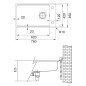 Franke Kubus 2 - Évier en fragranit KNG 110-62, 760x460 mm, blanc artic 125.0512.517 Franke Kubus 2 - Évier en fragranit KNG 110-62, 760x460 mm, blanc artic 125.0512.517