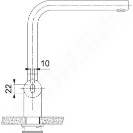Franke Atlas Neo - mélangeur évier électronique FC 5489.501, inox 115.0625.489