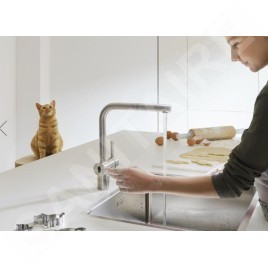 Franke Atlas Neo - mélangeur évier électronique FC 5489.501, inox 115.0625.489