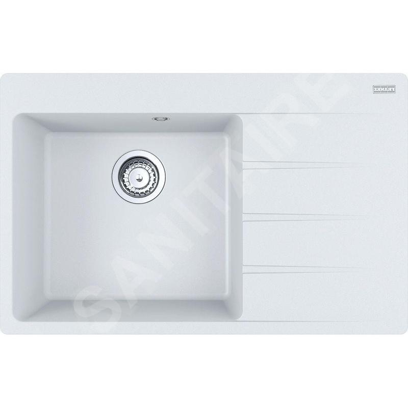 Franke Centro - Évier en Fragranite CNG 611-78 TL / 2, 78x50 cm, blanc-glace 114.0637.512 Franke Centro - Évier en Fragranite CNG 611-78 TL / 2, 78x50 cm, blanc-glace 114.0637.512