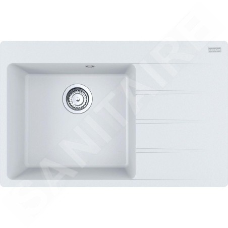 Franke Centro - Évier en Fragranite CNG 611-78 TL / 2, 78x50 cm, blanc-glace 114.0637.512