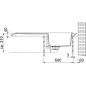Franke Orion - Évier en tectonite OID 611, 940x510 mm, gris 114.0442.824 Franke Orion - Évier en tectonite OID 611, 940x510 mm, gris 114.0442.824
