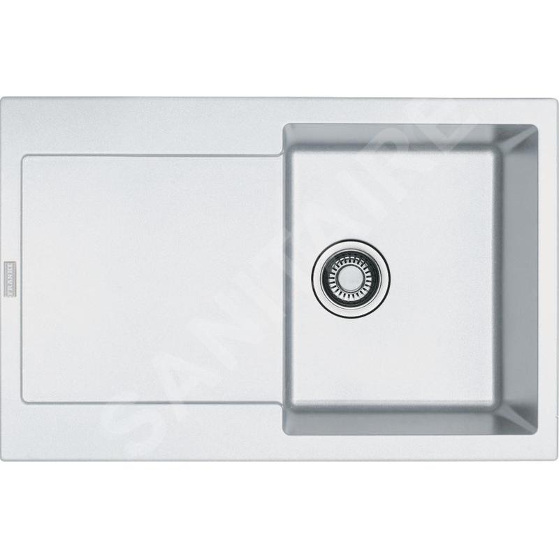 Franke Maris - Évier en fragranit MRG 611, 78x50 cm, blanc artic 114.0284.832 Franke Maris - Évier en fragranit MRG 611, 78x50 cm, blanc artic 114.0284.832