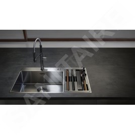 Franke Box Center - Évier BWX 220/620-54-27/2, 860x510 mm, inox 127.0538.259
