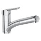Ideal Standard CeraFlex - Mitigeur d’évier avec douchette extractible, BlueStart, chrome BC143AA