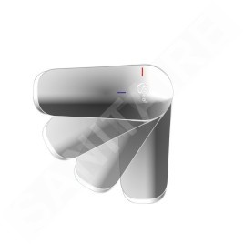 Ideal Standard CeraFlex - Mitigeur d’évier avec douchette extractible, BlueStart, chrome BC143AA