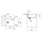 Franke Urban - Évier en fragranit UBG 611-78 BB, 780x500 mm, onyx 114.0700.105 Franke Urban - Évier en fragranit UBG 611-78 BB, 780x500 mm, onyx 114.0700.105