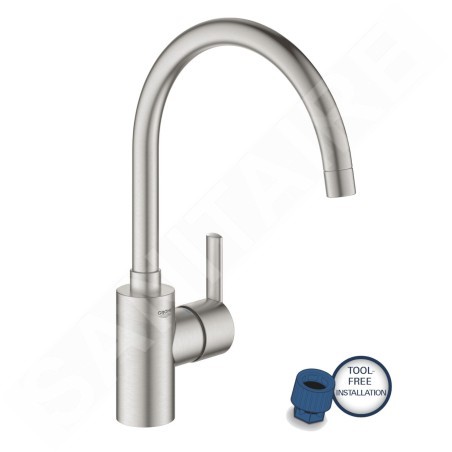Grohe Feel - Mitigeur d'évier, supersteel 32670DC2