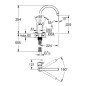 Grohe Feel - Mitigeur d'évier, supersteel 32670DC2