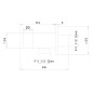Sapho Douches - Support de douchette, chrome SG303