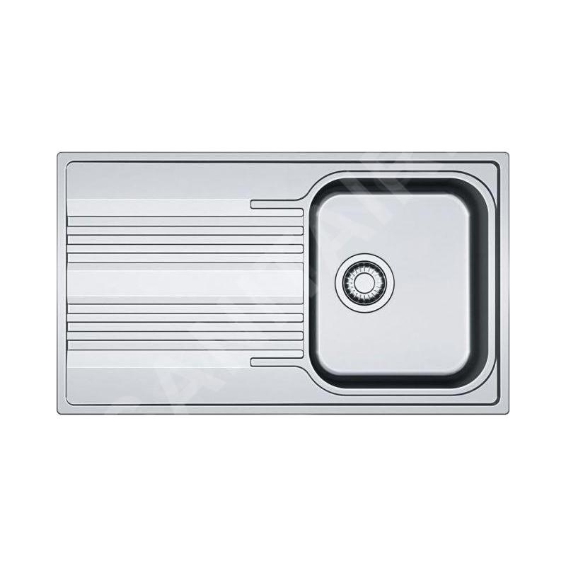Franke Smart - Évier en inox SRX 611-86, 860 x 500 mm, siphon 101.0395.016 Franke Smart - Évier en inox SRX 611-86, 860 x 500 mm, siphon 101.0395.016