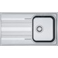 Franke Smart - Évier en inox SRX 611-86, 860 x 500 mm, siphon 101.0395.016 Franke Smart - Évier en inox SRX 611-86, 860 x 500 mm, siphon 101.0395.016