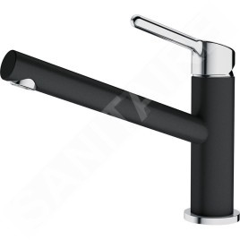Franke Orbit - Mitigeur d'évier FC 3054.071, chrome / onyx 115.0623.056