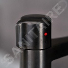 Franke Mitigeurs filtrants - Vital Tap mitigeur d’évier avec filtration d’eau intégrée, chrome/gun metal 120.0621.229