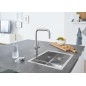 Grohe Blue Home - Mitigeur d’évier Connected, avec unité réfrigérante et filtration, supersteel 31543DC0 Grohe Blue Home - Mitigeur d’évier Connected, avec unité réfrigérante et filtration, supersteel 31543DC0