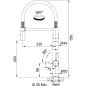 Franke Mitigeurs filtrants - Vital Tap mitigeur d’évier avec filtration d’eau intégrée, bec flexible et douchette, noir Franke Mitigeurs filtrants - Vital Tap mitigeur d’évier avec filtration d’eau intégrée, bec flexible et douchette, noir