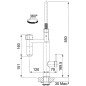 Franke Mitigeurs filtrants - Vital Tap mitigeur d’évier avec filtration d’eau intégrée, bec flexible et douchette, noir Franke Mitigeurs filtrants - Vital Tap mitigeur d’évier avec filtration d’eau intégrée, bec flexible et douchette, noir